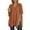 a-Brown28462, variant on Women's Pullover Sweater Autumn Winter Stylish Solid Color Batwing Long Sleeve Knit Tunic V Neck Loose Fit Jumper With Side Slits For Daily Casual Outings Casual Knitwear