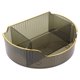 thumbnail image 3 of Beauty Storage Organiser Makeup Brush Holder For Daily Use Dark Green Durable PET Material Rotatable 1Pcs Stationery, 3 of 5