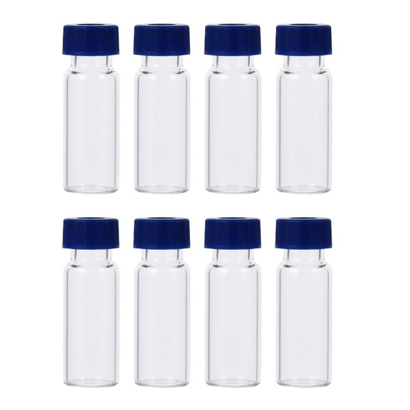 100pcs 1.5ml and 2ml Glass Sampling Vials Bottles for Liquid Sample Storage and Laboratory Use