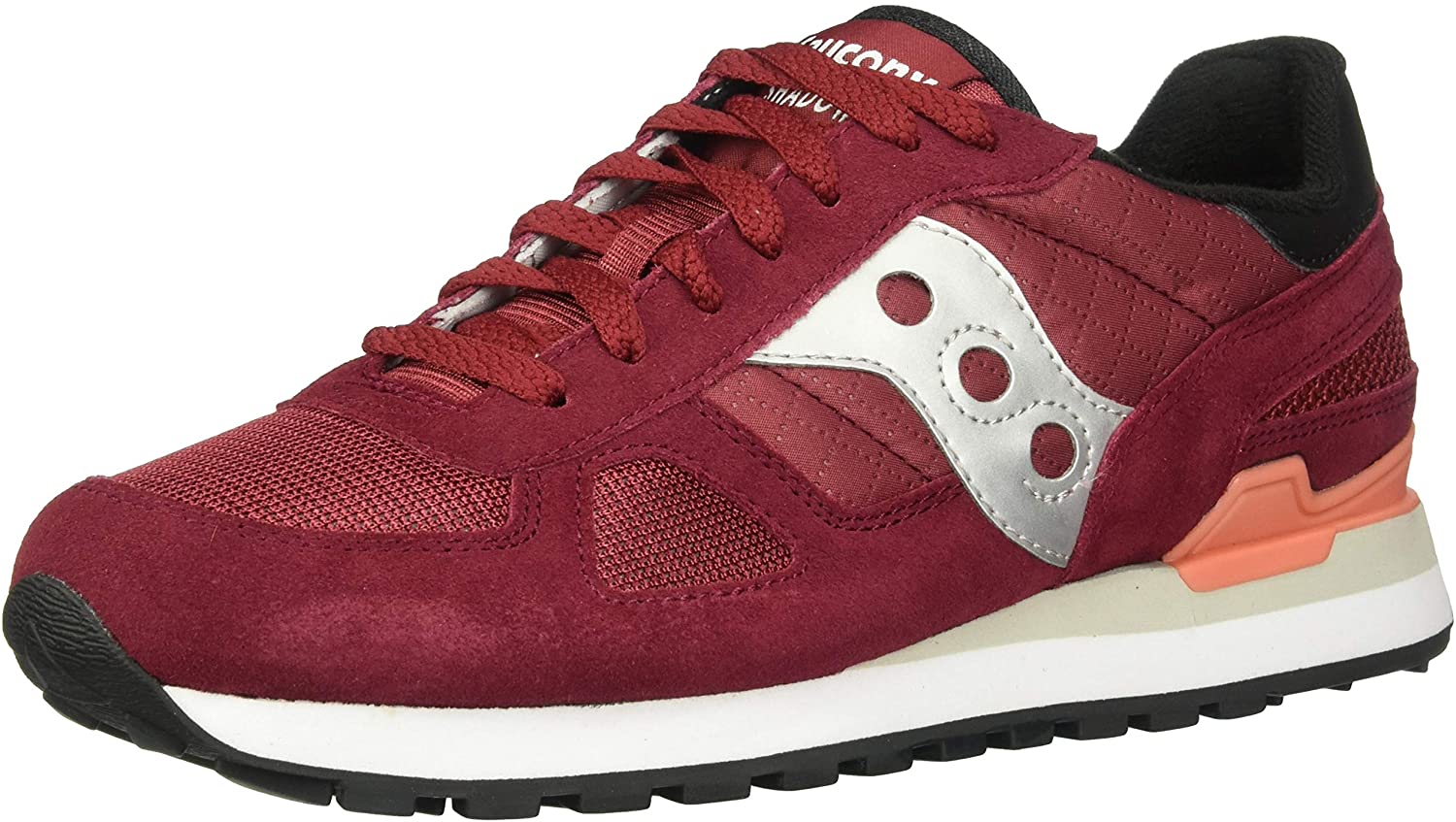 burgundy saucony women's