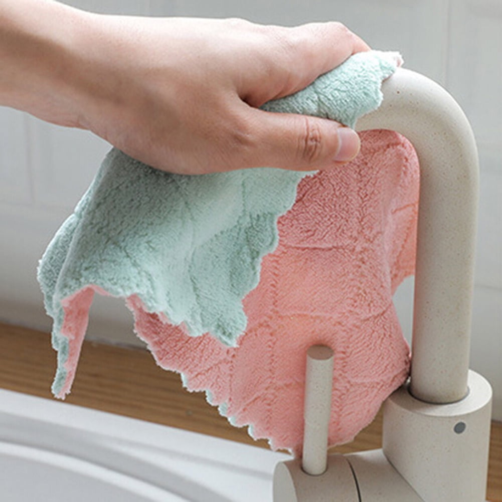 Aofa Water Absorbent Washing Dish Plate Cloth Towel Rag Home Kitchen