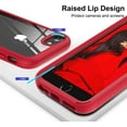 thumbnail image 5 of LeYi For iPhone SE 2020 Phone Case, iPhone 8 Case, iPhone 7 Case: Screen Protector [2 Pack], Red, 5 of 7