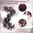 thumbnail image 7 of Guvpev Fall Garland for Mantel - 9FT Plum Cimicifuga Seeded Garland, Autumn Leaves Garlands, Artificial Cimicifuga Ramose Plant Leaf Garlands, Thanksgiving Harvest Halloween Indoor Outdoor Fall Decor, 7 of 7