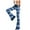 Navy, variant on Women Pant Fashion Casual Print Flare Stripe Camping Pants