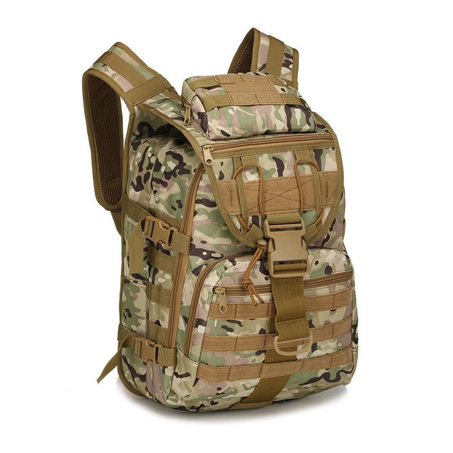 Sac à Dos Tactique d'Extérieur Imperméable Alpinisme Randonnée Voyage Ag Sac à Dos Camouflage Sac à Dos Résistant à l'Usure