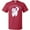 Red, variant on I'm Purrdy Cute White Kitty Cat T-Shirt