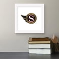 thumbnail image 2 of Gallery Pops NHL Ottawa Senators - Secondary Logo Mark Wall Art, White Framed Version, 12" x 12", 2 of 5