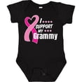 thumbnail image 3 of Inktastic Breast Cancer Awareness I Support My Grammy with Pink Ribbon Boys or Girls Baby Bodysuit, 3 of 5