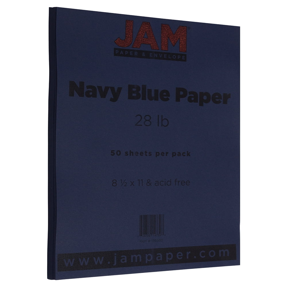 JAM Paper 11 x 17 Extra Heavy 110lb Cardstock Paper 50 Sheet - Blue -  Yahoo Shopping