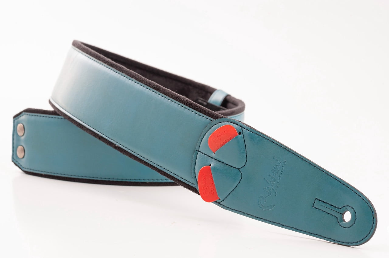 RightOn! Mojo Collection Charm-60 Teal Guitar Strap