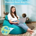 2.5LBS Bean Bag Filler, Shredded Memory Foam Filling, Soft and