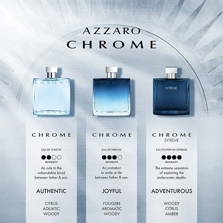 Azzaro Chrome Chrome Eau de Toilette Natural Spray, 1.7 oz