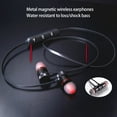 thumbnail image 4 of Magnetic Wireless Sports Earphones Advanced Wireless Magnetic Neckband Headphones For Sports, Running, In Ear Stereo Sound, 4 of 9