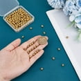 thumbnail image 3 of Tibetan Style Alloy Beads 200pcs 6mm Round Golden for making Antique Bronze, 3 of 9