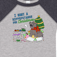 thumbnail image 4 of Inktastic I Want a Hippopotamus For Christmas Boys or Girls Baby Bodysuit, 4 of 5