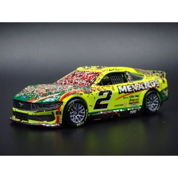 Open Box 2025 25 FORD MUSTANG #2 AUSTIN CINDRIC MENARDS WIN NASCAR 1:64 SCALE DIECAST CAR