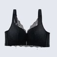 thumbnail image 1 of LOVZFMLL Bras for Women Woman's Solid Color Printing Large Size Ventilate Bra Without Steel Rim Black S, 1 of 3