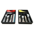 thumbnail image 4 of Polar Whale Flatware Silverware Drawer Organizer for Rv and Campers Cutlery Forks Knives Spoons Non-Slip Waterproof Compact Tray Insert  20.5 X 15.9 X 2 Inch 12 Slot Great for Home Kitchen, 4 of 9