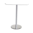 thumbnail image 4 of deevoka T Shape Hand Towel Holder Countertop Towel Stand, Waterproof with Base Hand Towel Stand Standing Towel Bar for Hotel Bathroom argent, 4 of 9