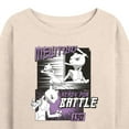 thumbnail image 3 of Pokémon - Mewtwo Ready For Battle - Women's Lightweight French Terry Long Sleeve Shirt, 3 of 5