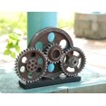 thumbnail image 3 of Rmdusk Industrial Steampunk Gear Train Figurita Rueda dentada Estatua Modelo de Resina Home Bar D?Cor Adorno 7.7"H Cobre, 3 of 5