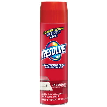 Resolve High Traffic Carpet Foam, 22oz Can, Cleans Freshens Softens & Removes Stains