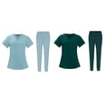 thumbnail image 1 of Enfermería Scrub Set Top Pantalones Transpirable Trabajo Uniforme para Enfermera Yoga Jogger, 1 of 5