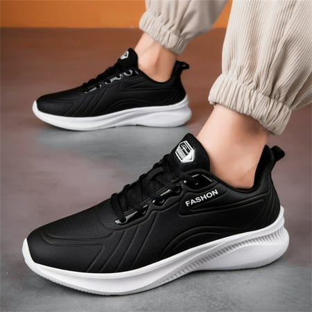 

Cathalem Men s 574v2 Sneaker Mens Shoes Casual Leather Laace Up Solid Color Casual Fashion Simple Shoes Running Shoes Technicalsportshoe White 11.5