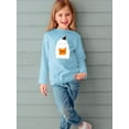 thumbnail image 2 of Boo. Lovely Ghost W Napkin Long Sleeve Toddler -Image by Shutterstock,  5 Toddler, 2 of 4
