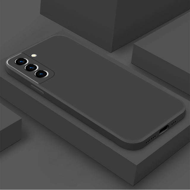 Funda cuadrada de silicona líquida Original para Samsung Galaxy S21 S22 S23 Ultra S8 S9 S10 Note 8 9 10 20 Plus A52, funda a prueba de golpes de TPU Tan Jianjun unisex