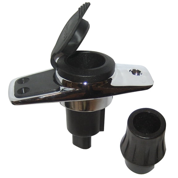 Perko Locking Collar Pole Light Mounting Base - 2 Pin - Chrome Pl... [1060PB0DP]