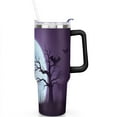 thumbnail image 2 of Halloween Pumpkin 40 oz Tumbler with Handle Stainless Steel Travel Mug Decorative Cafe Tumblers for Home Office Supplies Camping Outdoor, 2 of 7