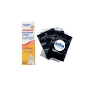 Max Strength Lidocaine Pain Relief Cream for Body Aches - 1 pack - 2.5fl oz - plus 3 My Outlet Mall Resealable Storage Pouches