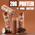 thumbnail image 3 of SPYLT High Protein Milk, Chocolate, 20g Protein, 60mg Caffeine, Sugar Free, 11 fl oz, 12 Cans, 3 of 10