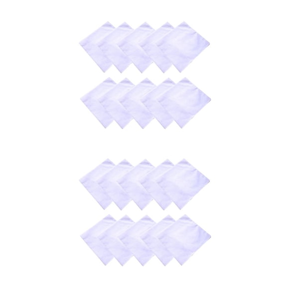 Vogacara 1 Juego de pañuelos de Material de algodón puro, accesorio de ropa, toallas de mano, herramientas de dibujo, pañuelos de pintura, Type1 NO1