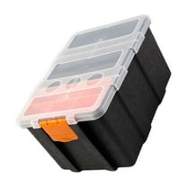 COOLHOOD Small Parts Organisers Hardware Storage Box with Lid Hardware Organizers Box Screws Sorting Box for Screws and Nails