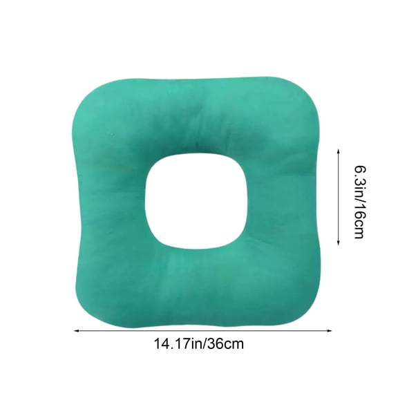 Pressure Relief Cushion for Ulcer Prevention, Fully Washable Buttock Support Pad with Removable Cover, High-Resilience Sponge and Breathable Fabric