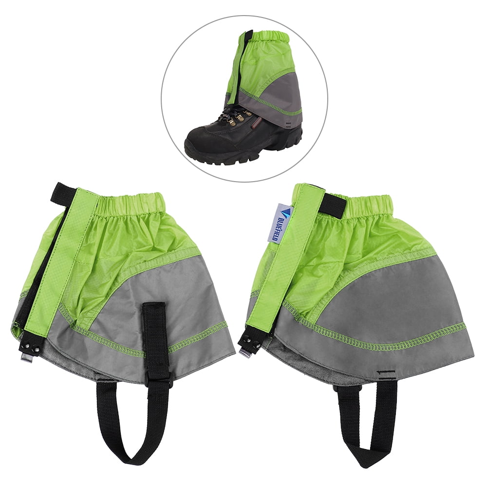 1 Pair Short Shoe Gaiter Ultra Light Ankle Gaiter Coated Nylon Ankle