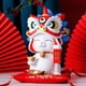thumbnail image 3 of Estatua de gato de la suerte, colección de figuritas Feng Shui, amuletos decorativos para la vida blanco, 3 of 8