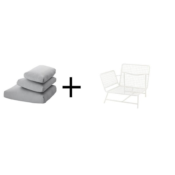 Ikea Pad Cushion Set For Corner Chair Corner Chair White Walmart Com Walmart Com