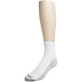 thumbnail image 2 of Dickies Men's Dri fit Performance Work Quarter Socks, White, 6 Pairs, 2 of 3