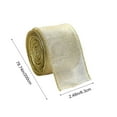 thumbnail image 3 of Christmas Wired Ribbon Rolls, Linen Present Ribbons for Gift Wrapping, Holiday Craft Ribbon, Multi-Color Christmas Decoration Supplies, 3 of 5