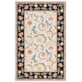 thumbnail image 2 of Safavieh Chelsea Lorna Bordered Area Rug, Ivory/Black, 5'3" x 8'3", 2 of 11