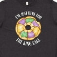 thumbnail image 4 of Inktastic I'm Just Here for the King Cake Youth T-Shirt, 4 of 5