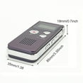 thumbnail image 2 of Multifunctional Rechargeable 8GB 650HR Digital Audio Voice Recorder Dictaphone MP3 Player, 2 of 7