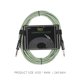 thumbnail image 3 of Cable de audio Cable de audio de cobre puro para bajo de guitarra eléctrica (verde), 3 of 7