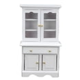 thumbnail image 1 of Gabinete de casa de muñecas 1:12, armario en miniatura de madera, muebles, accesorios de decoración, blanco, 1 of 5