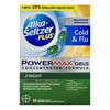 Alka Seltzer Cold & Flu Power Max Gels Concentrated Formula, 24 Each - (Pack of 3)