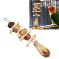 thumbnail image 4 of Juguete Para Morder Pájaros, Gancho De Metal Inofensivo Alivio Del Aburrimiento Hojas De Maíz Juguete Para Masticar Loros Para Periquitos Para Cacatúas Octpeak Parrot Chewing Toy, 4 of 8
