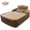 Coffee, variant on Air Mattress, Queen Airbed with Headboard, Airbed Inflatable Couch with Pump, For Guest Home Camping Travel, Grey